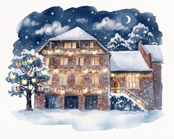 Stadthauptmannshof in winter